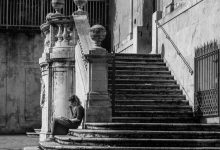 Studentin in Rom
